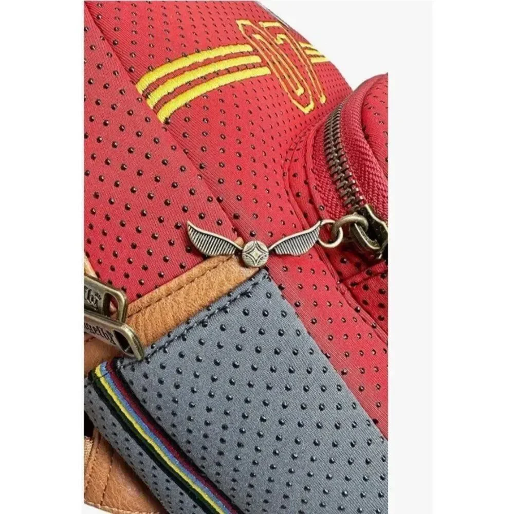 Loungefly Harry Potter Quidditch Uniform Cosplay Double Shoulder Bag Backpack